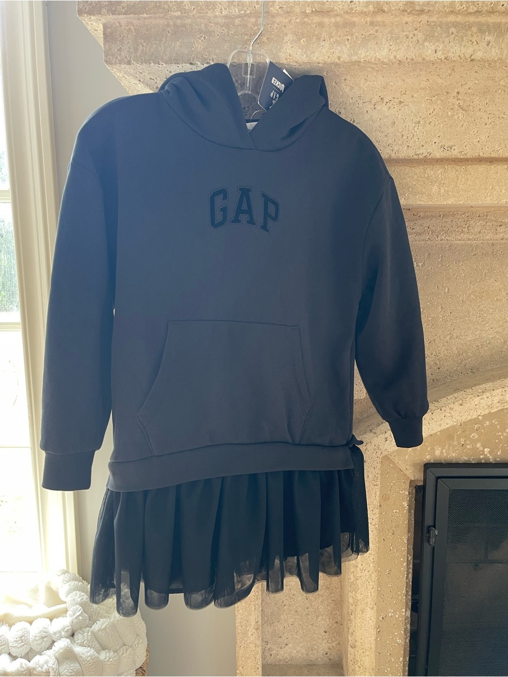 GAP Hoodie Dress with Tulle Skirt